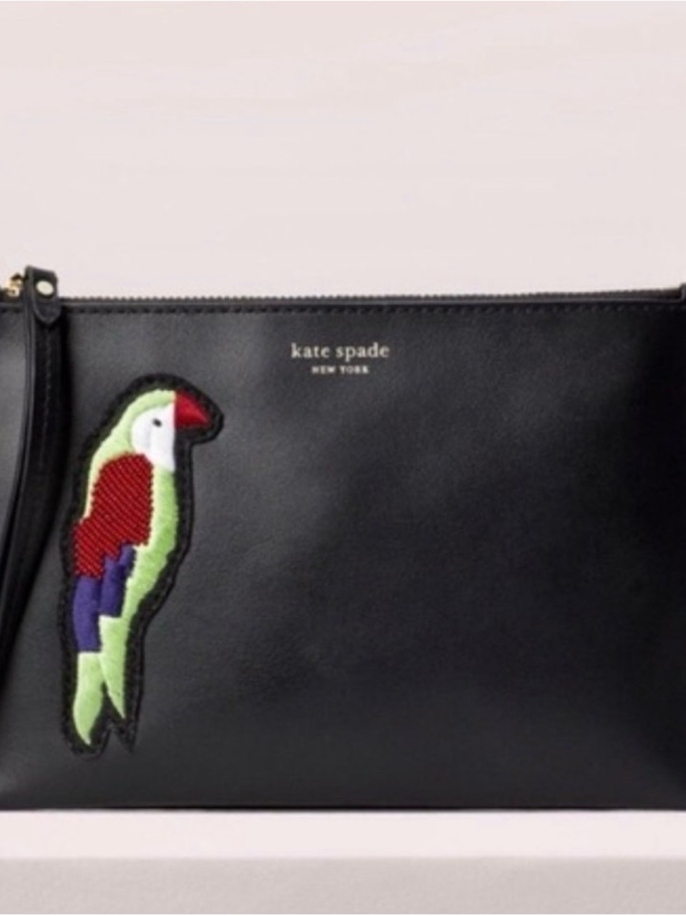 kate spade Black Parrot Wristlet - Picture 2 of 3